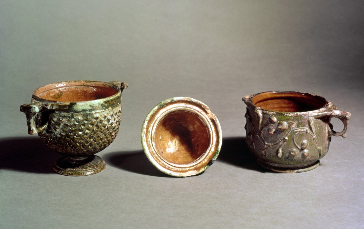 Embarcações do século I (louça de barro verde) de Roman