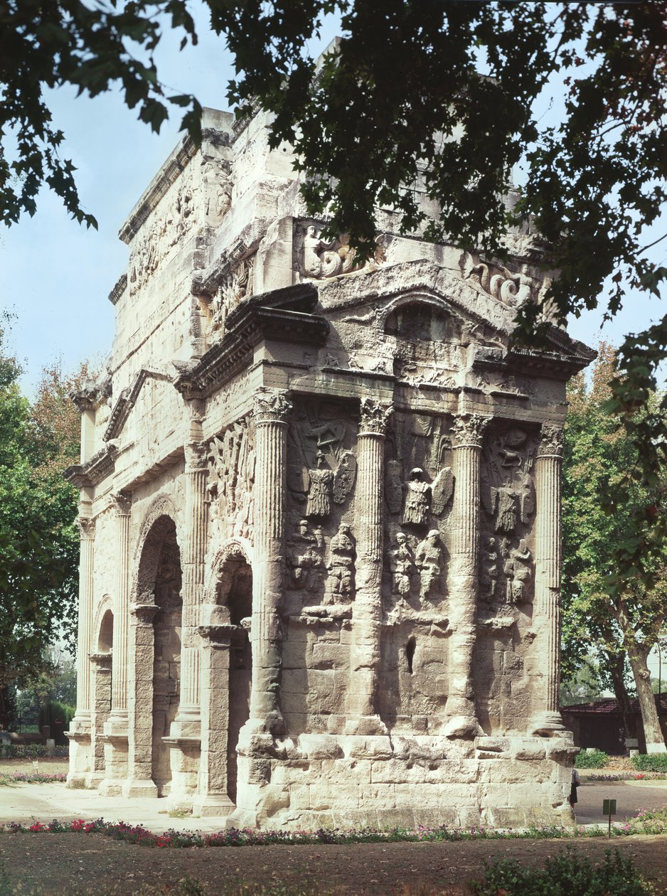 Vista do Arco do Triunfo de Roman