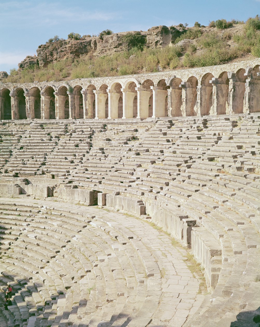 Vista do anfiteatro de Roman