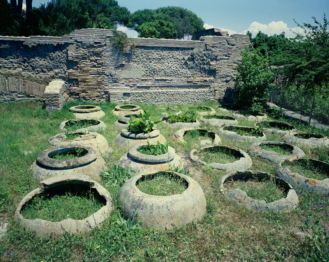 Vista das lojas de Roman