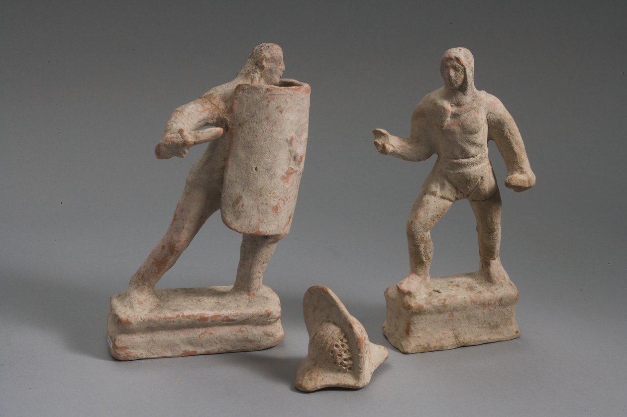 Gladiadores (terracota) de Roman Imperial Period