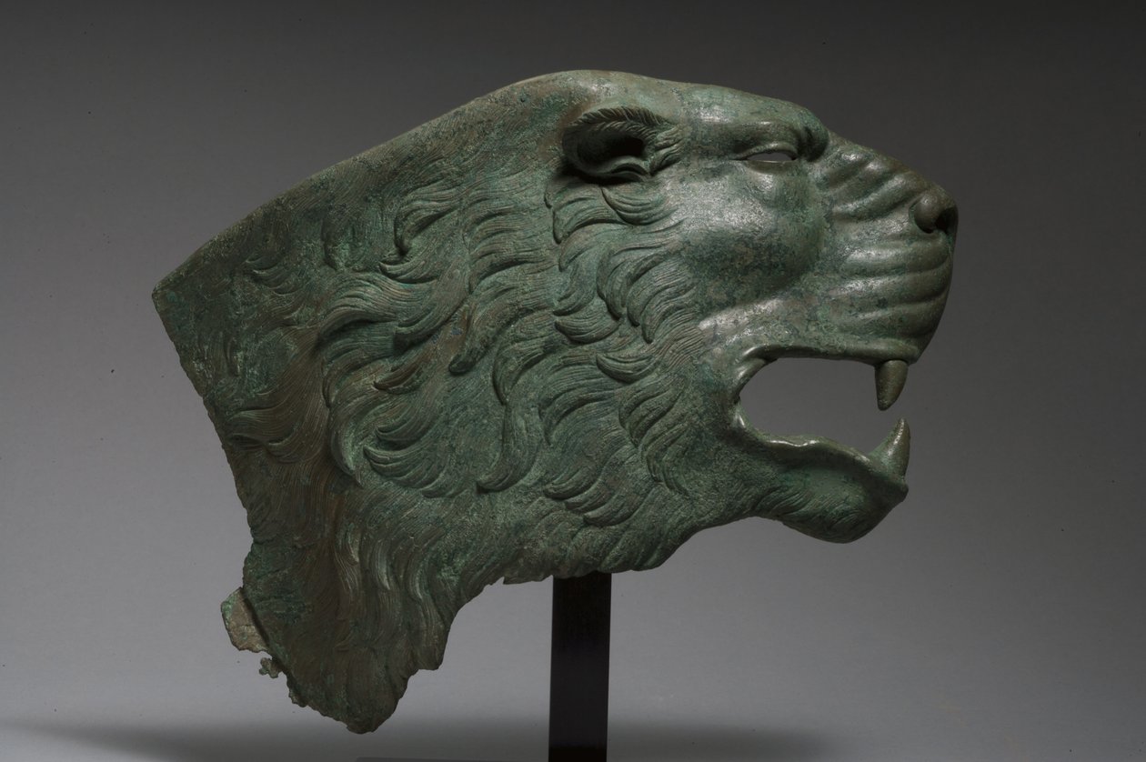 Pele de leão (bronze) de Roman Imperial Period