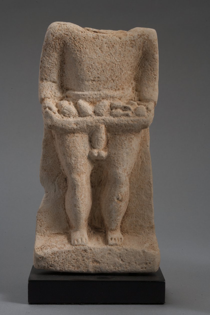 Figura Romano-Britânica Priapic (calcário) de Roman Imperial Period