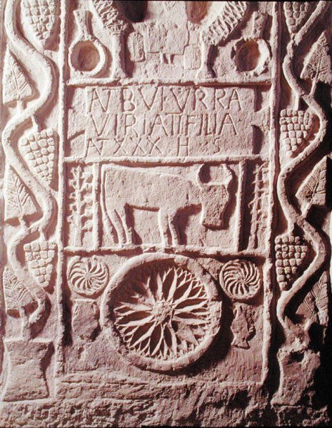 Estela de Buturra, filha de Viriato (180-139 aC) Chefe dos Lusitanos Espanhóis de Roman Roman