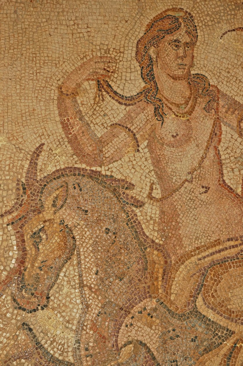 Uma ninfa, da casa de Jason Magnus (mosaico) de Roman