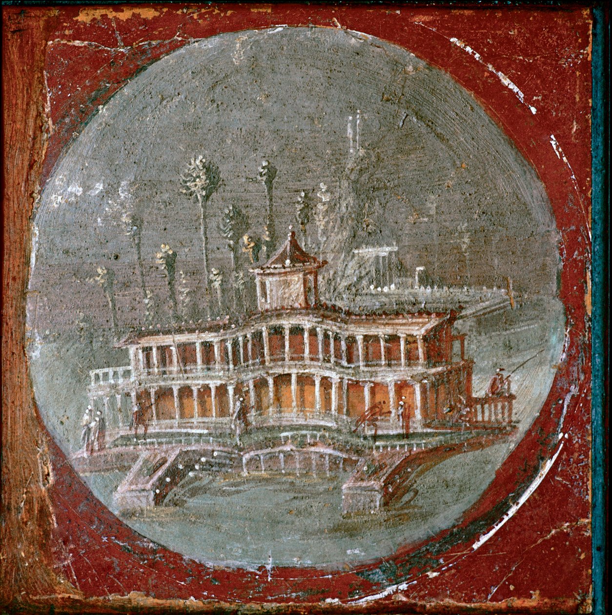 Uma villa no Stabiae (fresca) de Roman