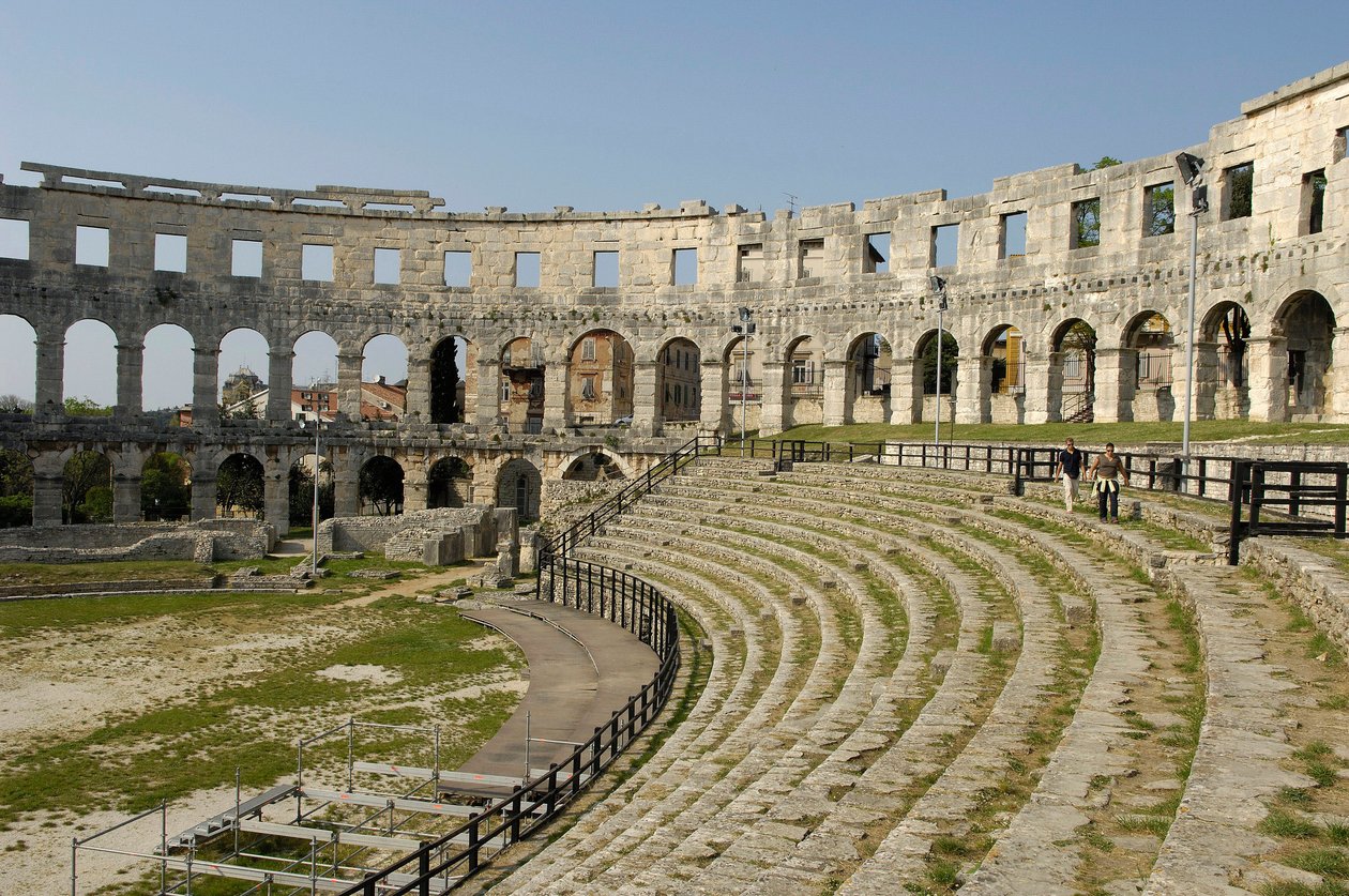 Anfiteatro de Pula, Croácia de Roman