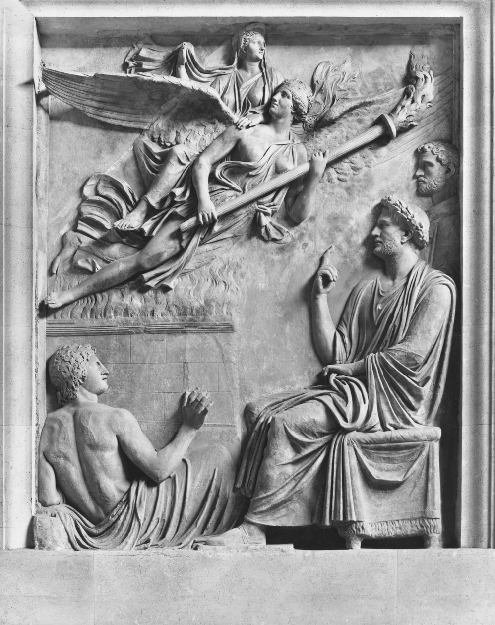 Apoteose de Faustina, a Jovem (125-175 dC), esposa de Marco Aurélio (121-180 dC) de Roman