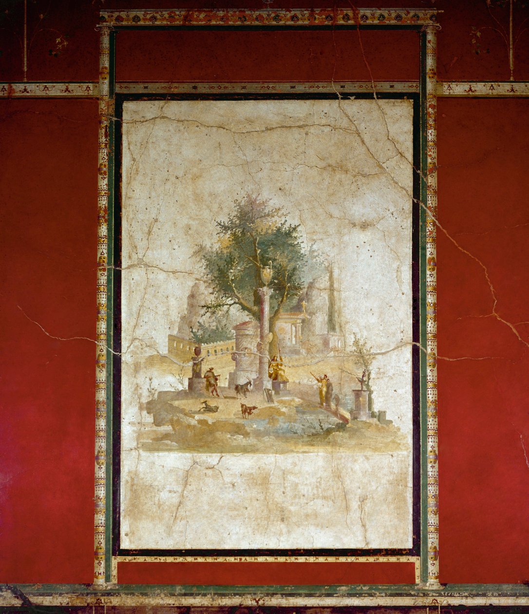 Paisagem bucólica (fresco de Roman