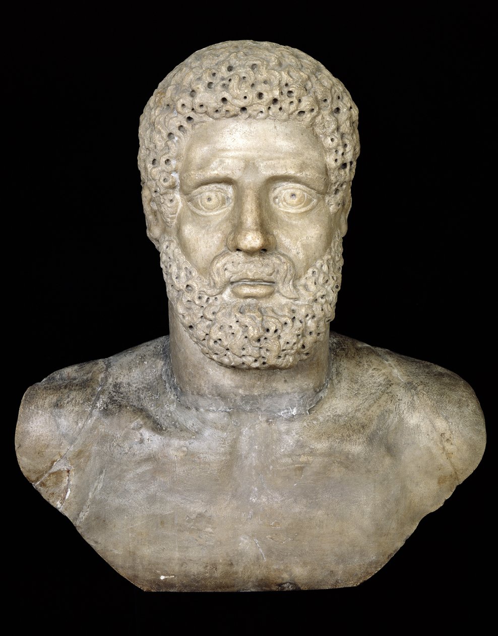 Busto de Hércules (mármore) de Roman
