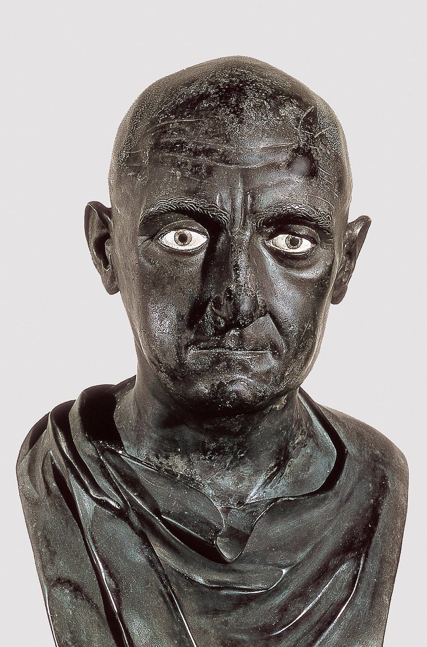 Busto de Publius Cornelius Scipio Africanus de Roman