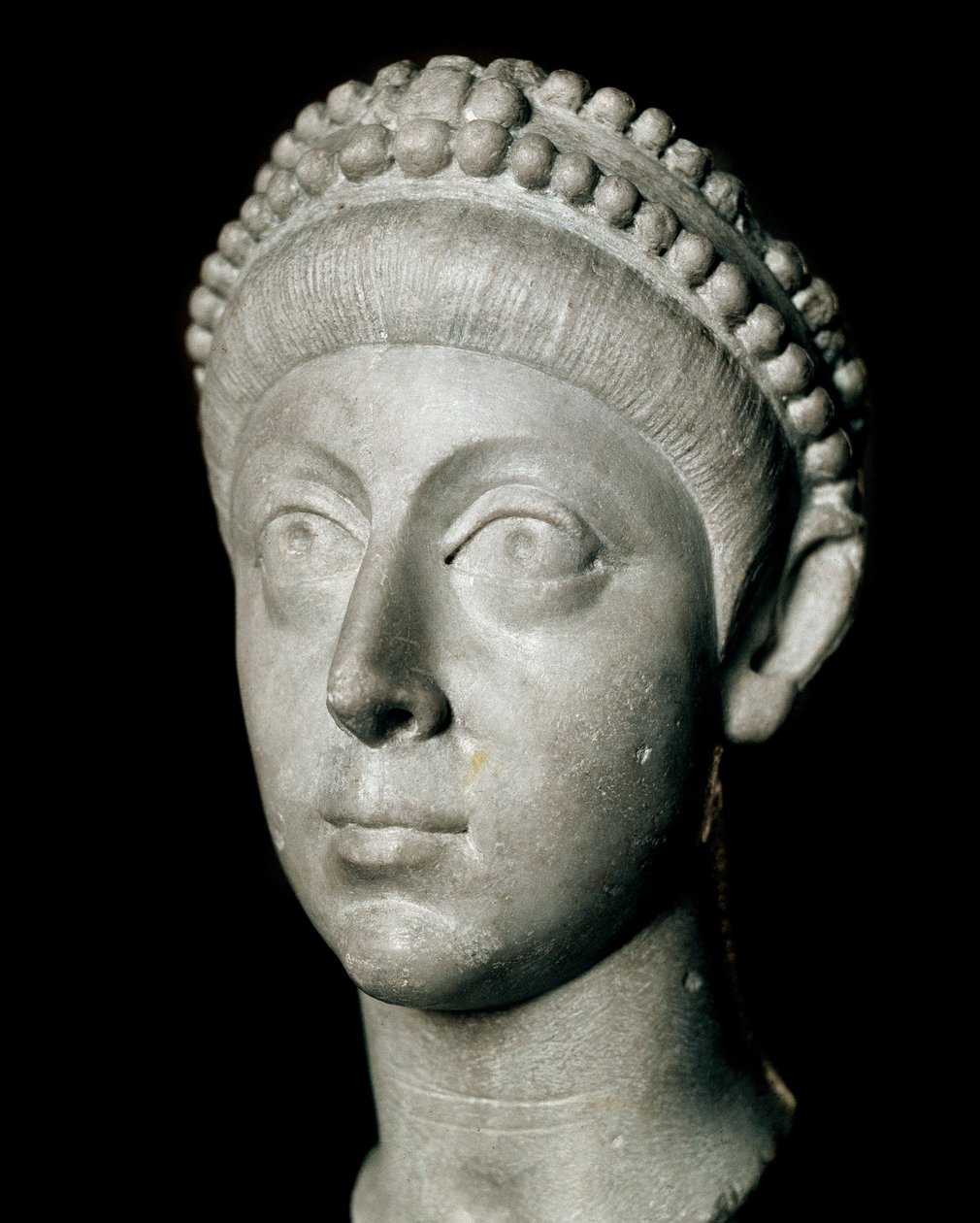 Busto do Imperador Romano Oriental Flavius Arcadius (377-408) Istambul, Museu Arqueológico de Roman