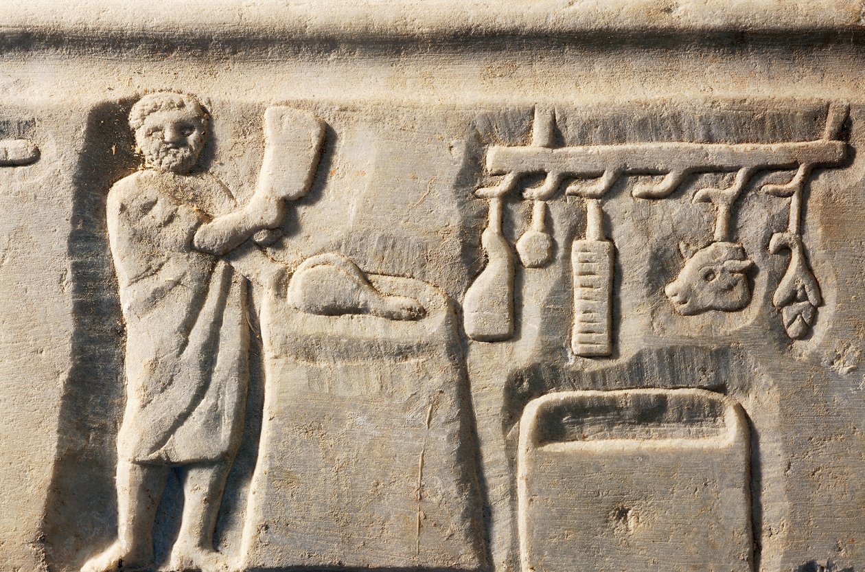 Carniceiro, baixo-relevo, civilização romana... de Roman