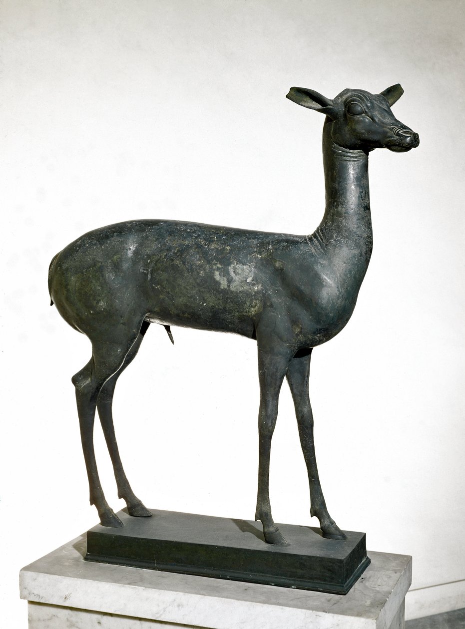 Veado (escultura de bronze de Roman