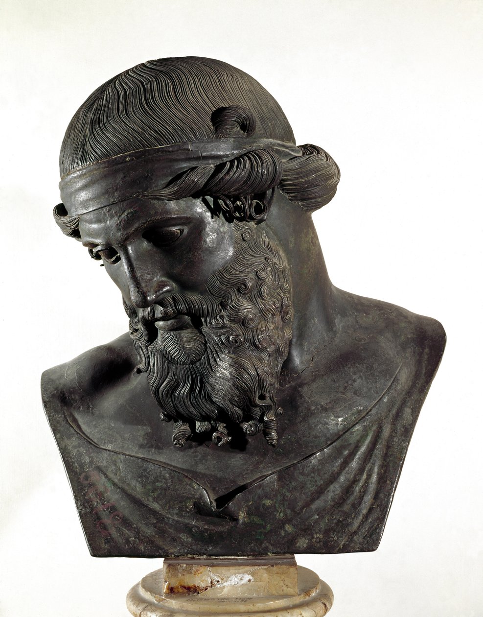 Dionísio (ou Platão ou padre dioníaco) (busto de bronze de Roman