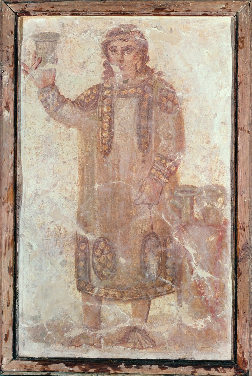 Portador de bebida, da &39;Casa de Coelius&39; de Roman