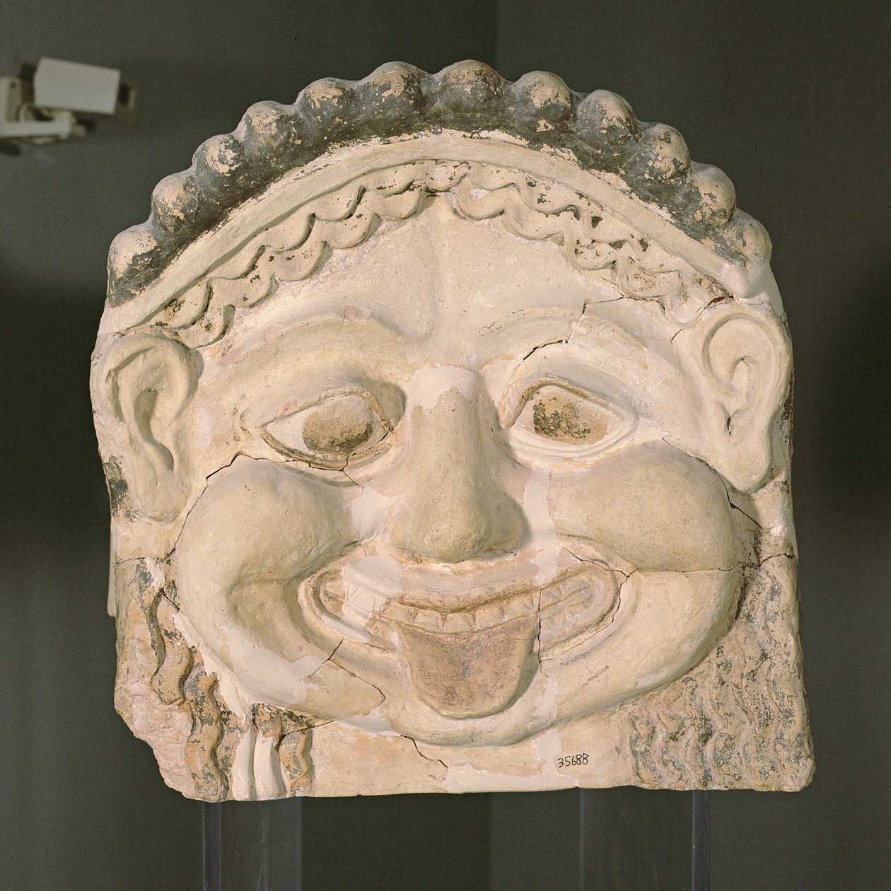 Gorgon Head (gesso) de Roman