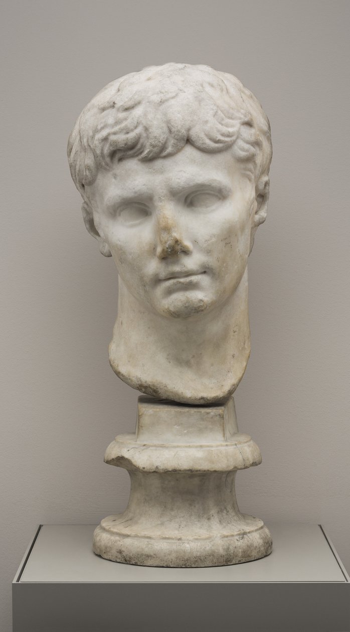 Cabeça do Imperador Augusto (mármore) de Roman