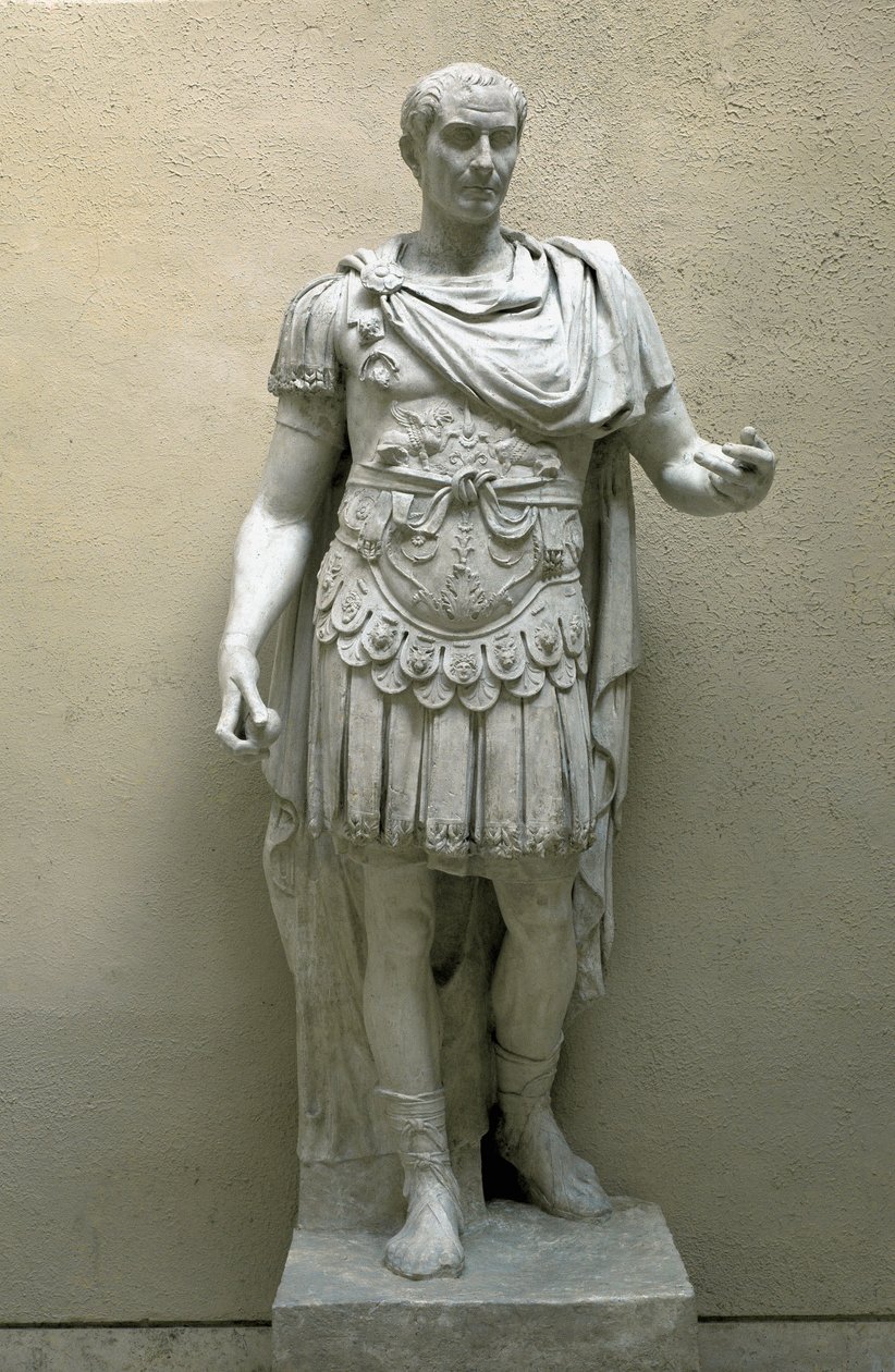 Jules Cesar (Júlio César) (100-44 AC) Escultura - Museu da Civilização Romana, Roma de Roman
