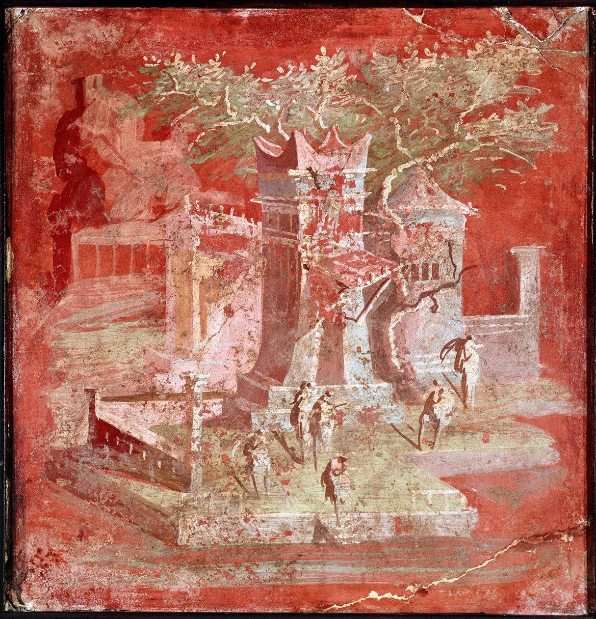 Paisagem com sicómoros (fresco de Roman