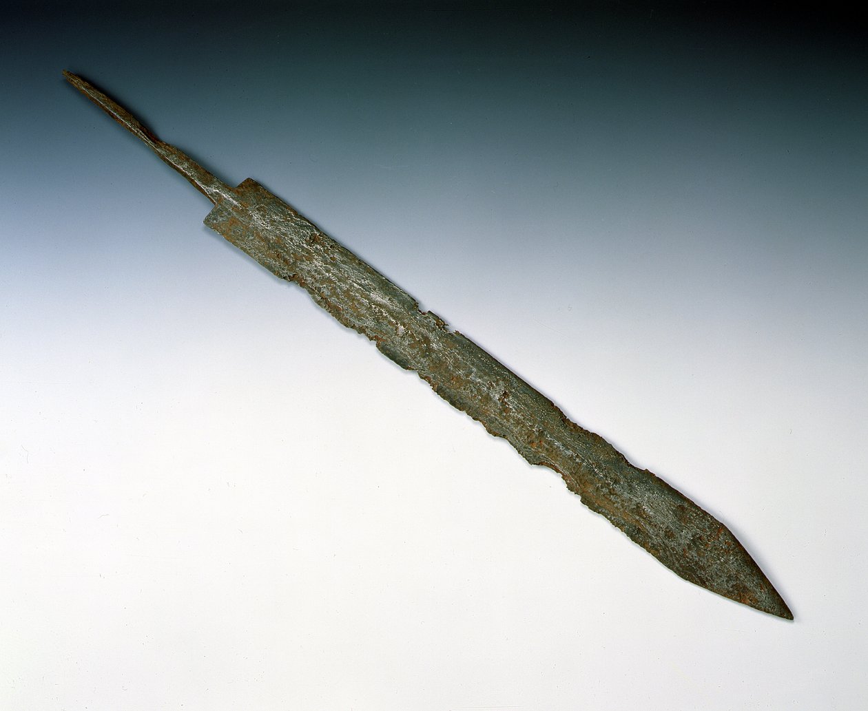 Legionário espada de gladio, do site romano em Newstead, Melrose, 80-100 d.C. (bronze) de Roman
