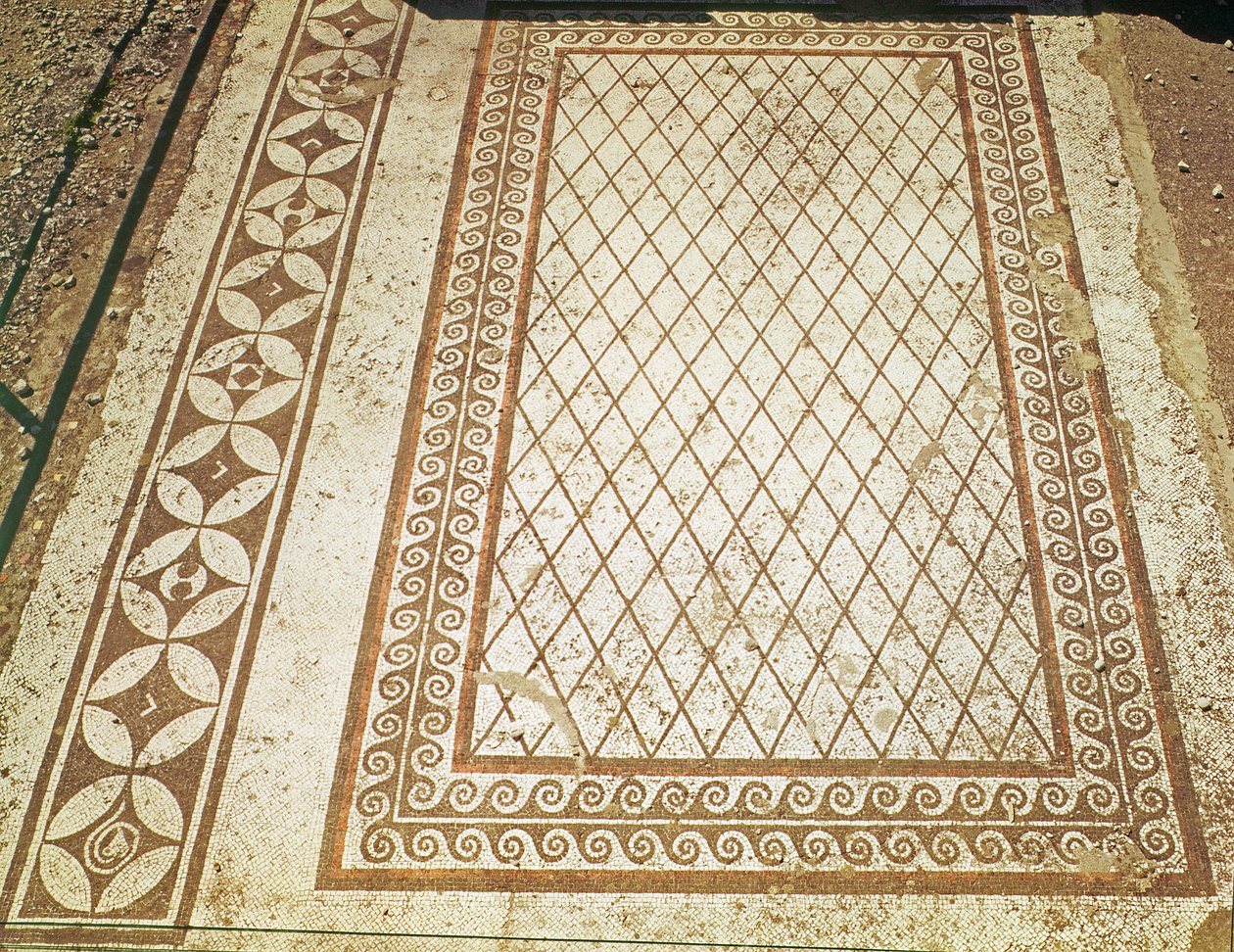 Chão de mosaico da Casa do Messii (mosaico) de Roman