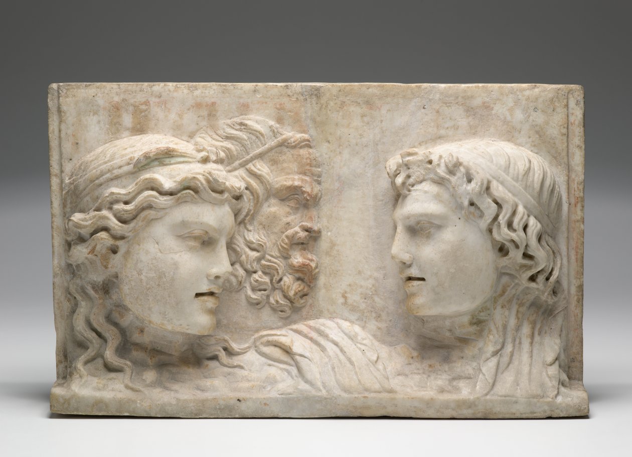 Relevo, c.100 aC - 100 dC (mármore) de Roman