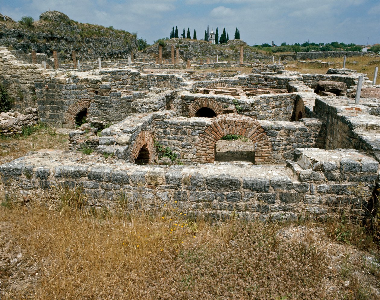 Restos da cidade romana de Roman