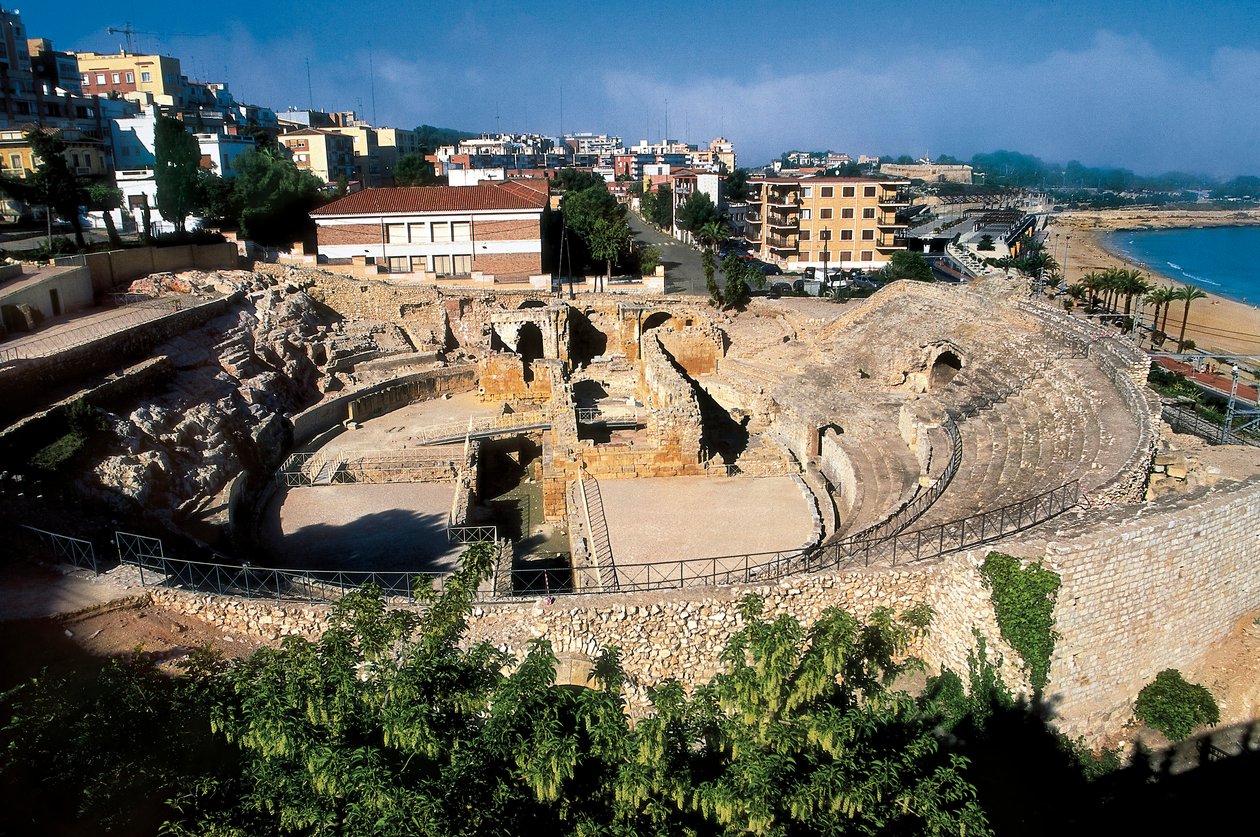 Anfiteatro romano, Tarragon, Catalunha, Espanha de Roman