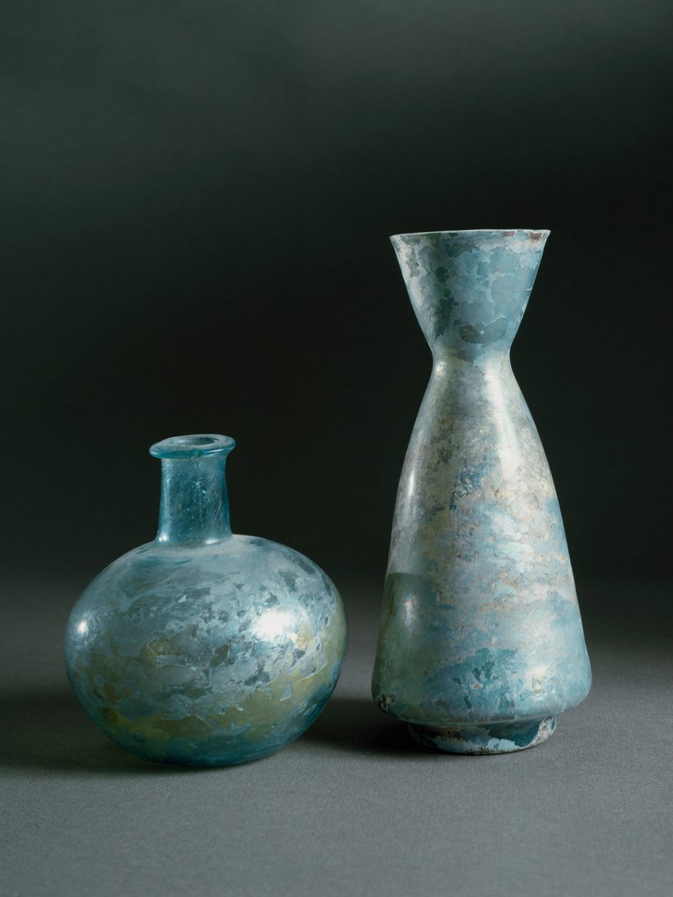 Arte romana: vasos de vidro de Ampúrias de Roman