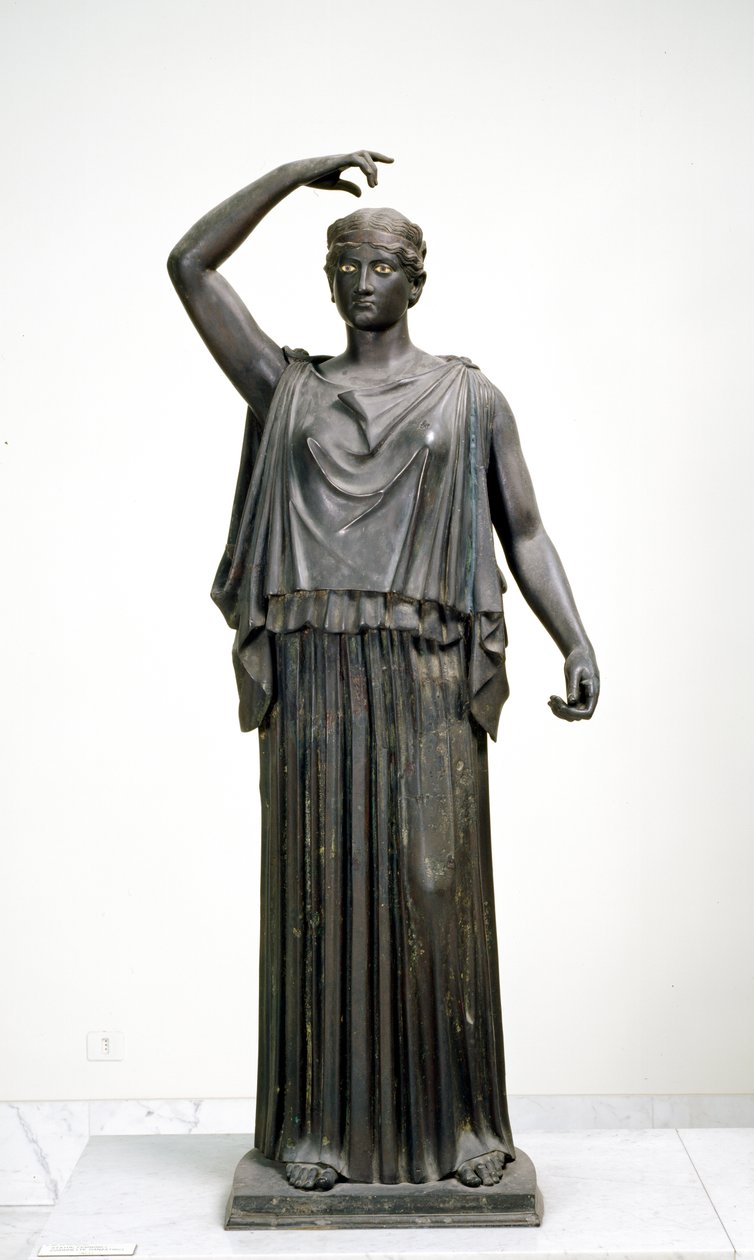 Estátua de Danaid, c.50 a.C. (bronze) de Roman
