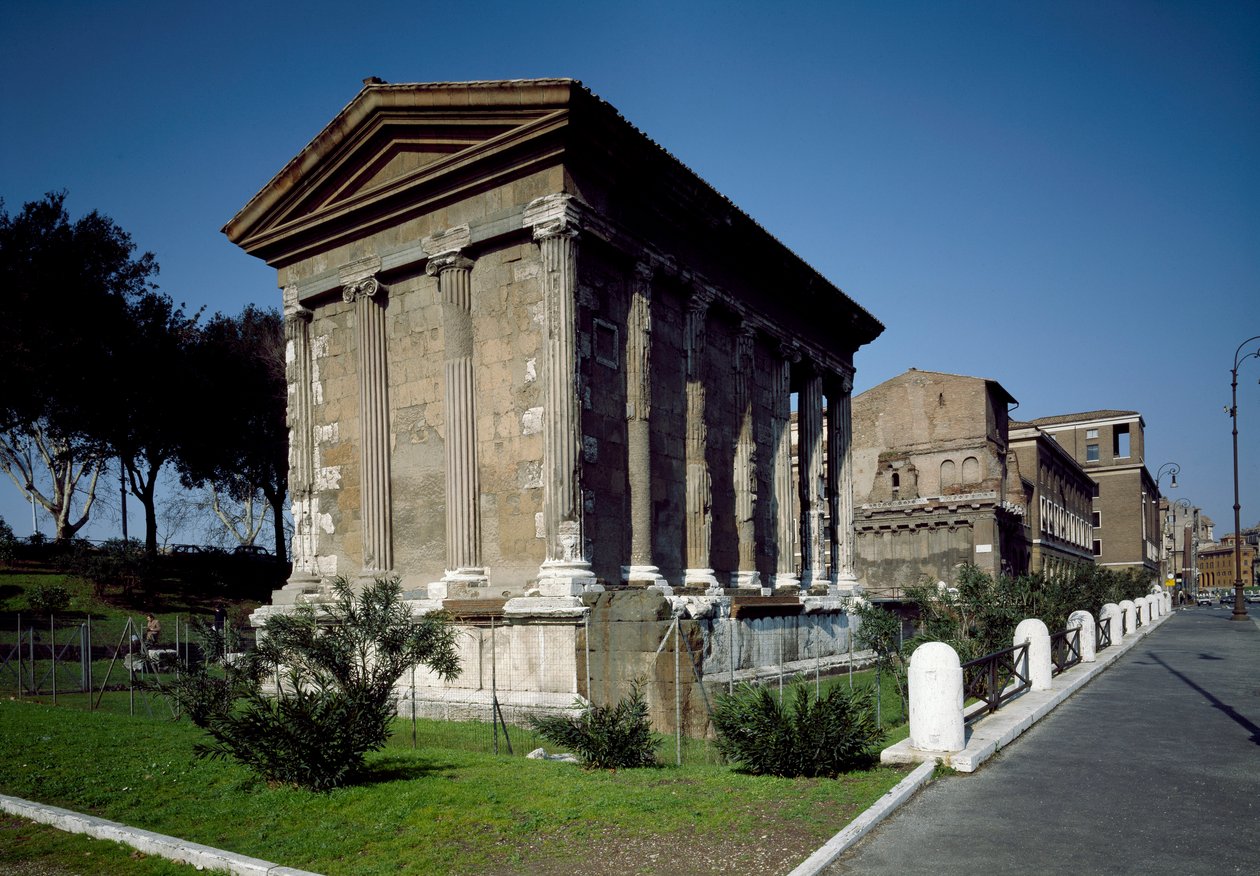 Templo de Fortuna Virilis, século II a.C. de Roman