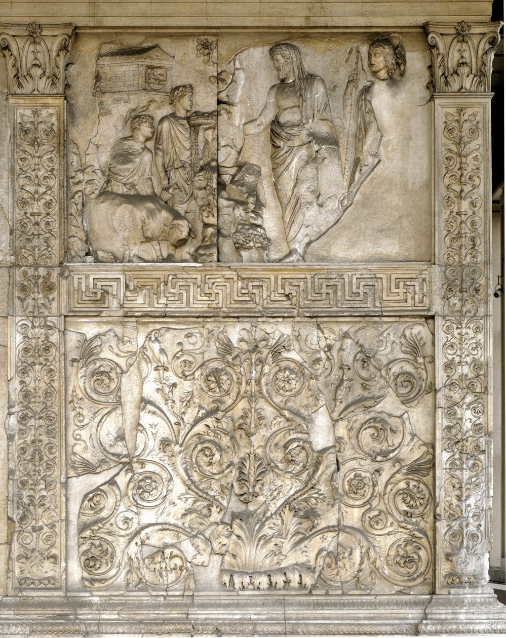 O sacrifício de Enee aos Penates de Roman
