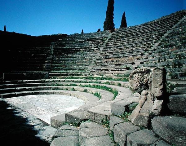 Vista do Teatro Piccolo de Roman