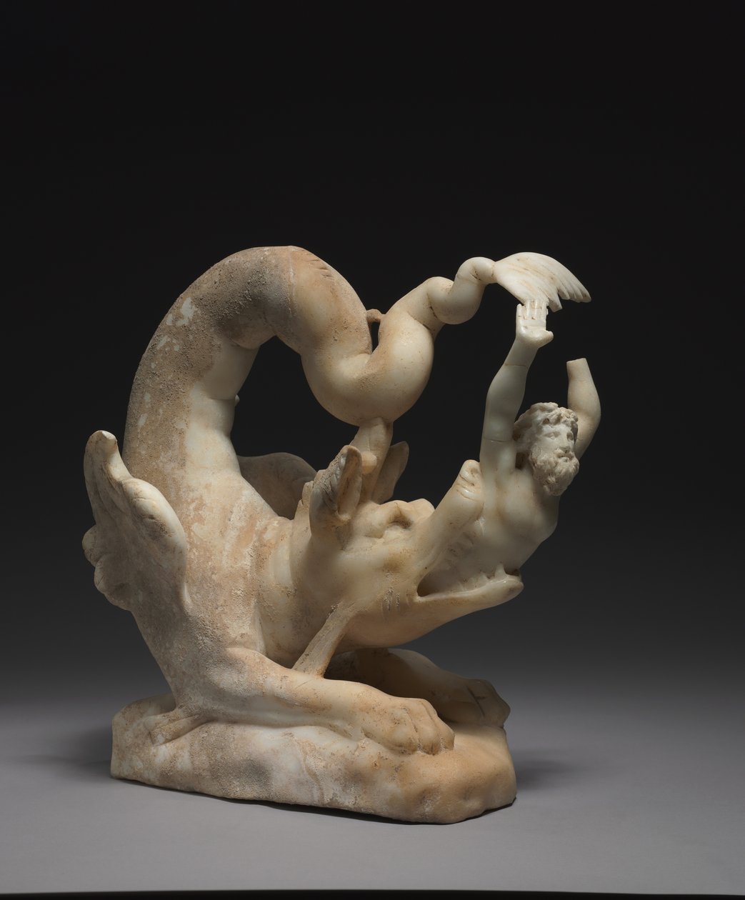 Jonah Cast Up, c.280-290 (mármore) de Roman Imperial Period