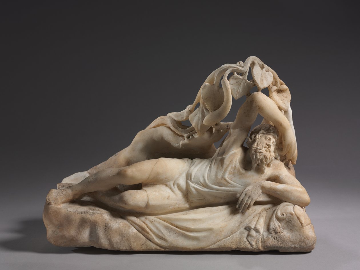 Jonah Under the Gourd Vine, 280-290 (mármore) de Roman Imperial Period