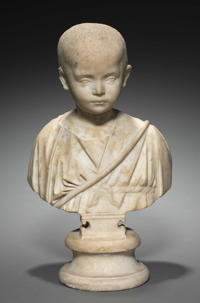 Busto de retrato de uma menina, c.250-275 de Roman Imperial Period