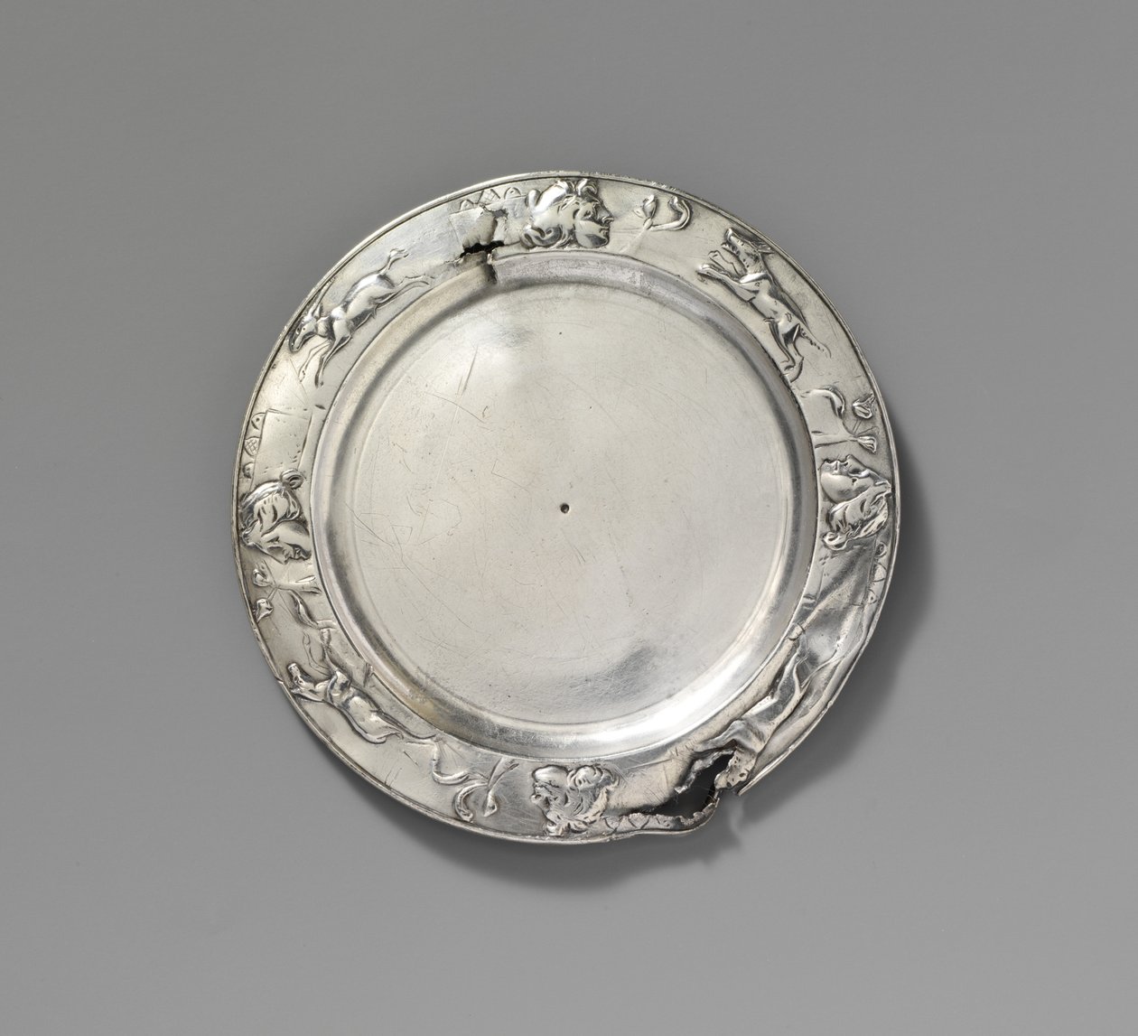 Placa de prata de Roman Imperial Period