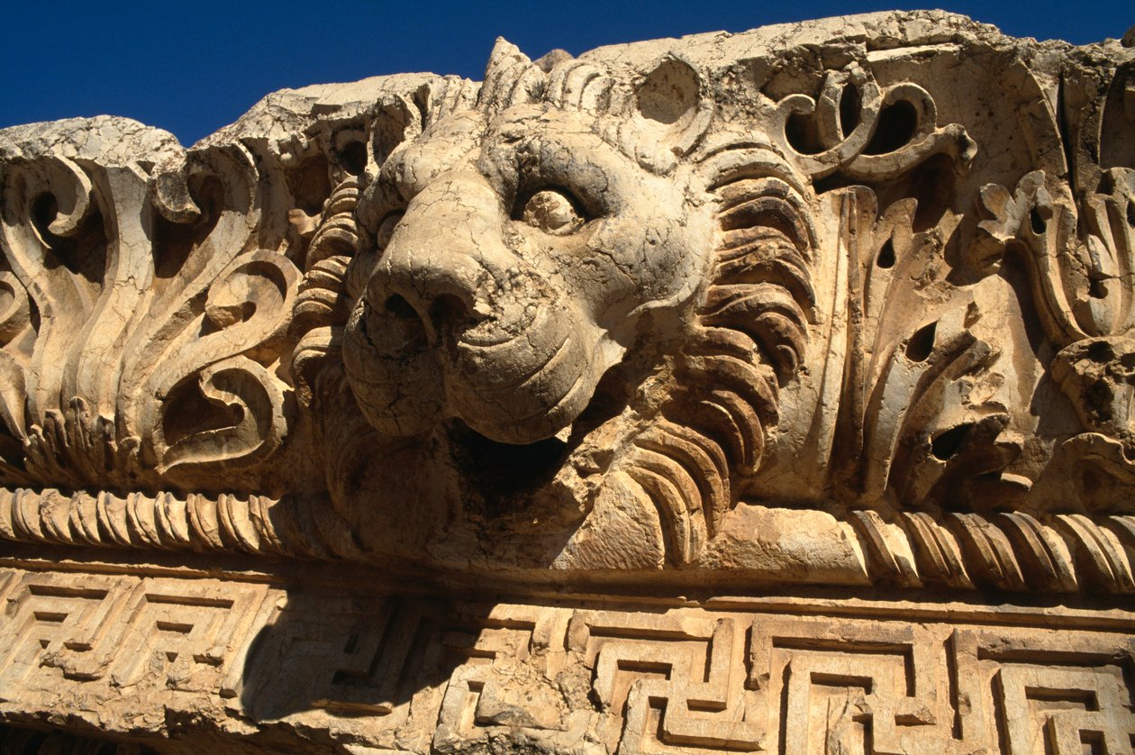 Templo de Júpiter, o entablamento, Alto Período Imperial (27 aC-395 dC) de Roman Imperial Period