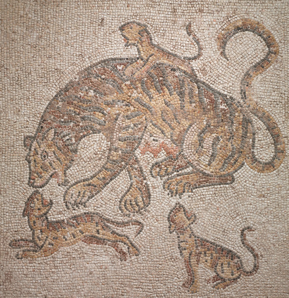 Tigresa e Filhotes, 300s de Roman Imperial Period