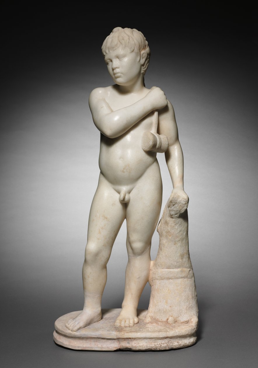 Juventude com pesos saltadores, c.40-70 de Roman Imperial Period