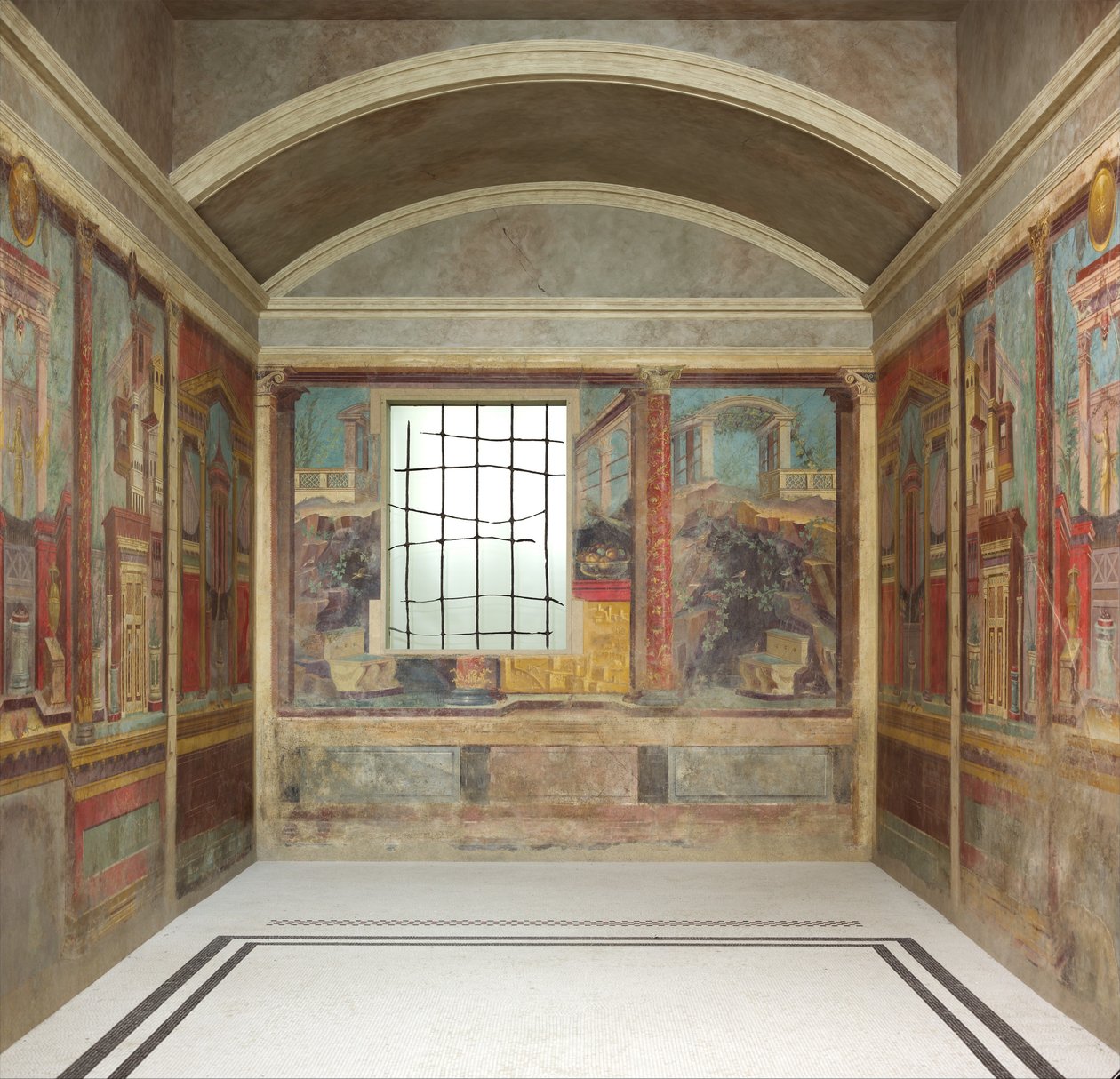 Quarto de uma casa de campo em Boscoreale, BC c.50-40 de Roman Republican Period