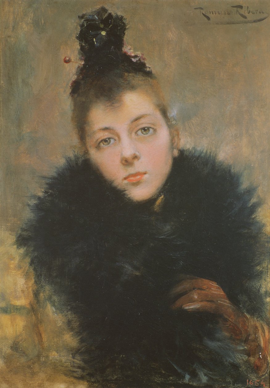Retrato de uma mulher de Roman Ribera Ciara