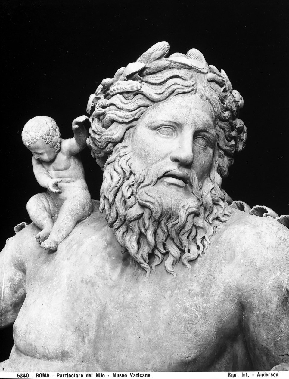 Alegoria do Rio Nilo (mármore) (detalhe de 264717) de Roman Roman