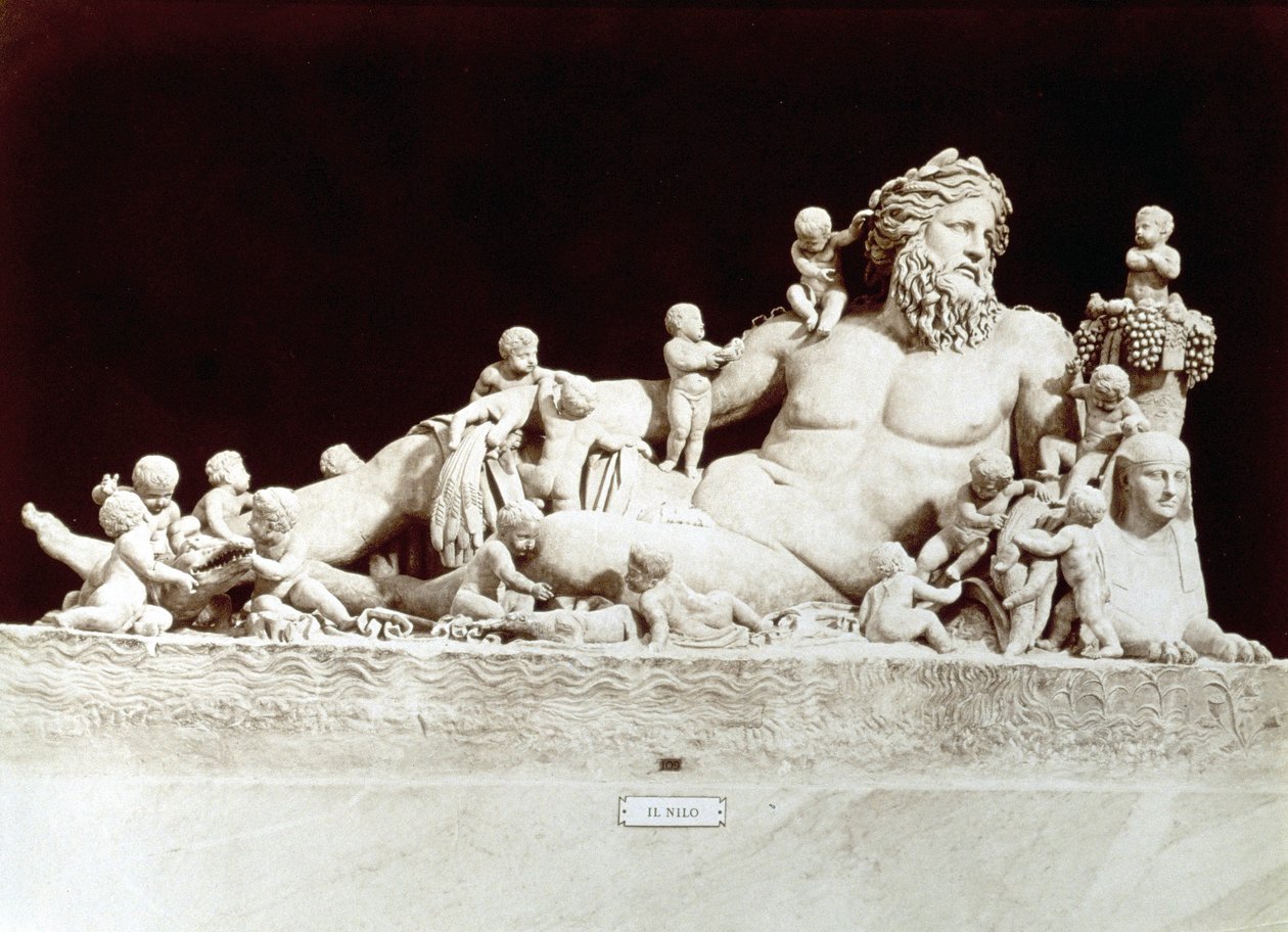 Alegoria do Rio Nilo (mármore) (para mais detalhes ver 264716) de Roman Roman