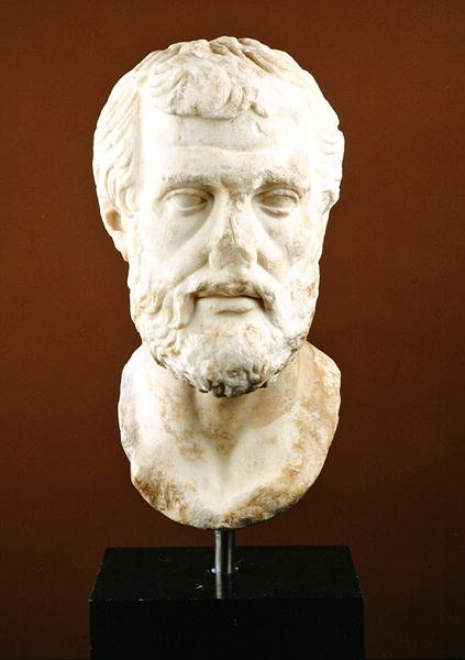 Um orador ou filósofo, c.300 a.C. (mármore) de Roman Roman