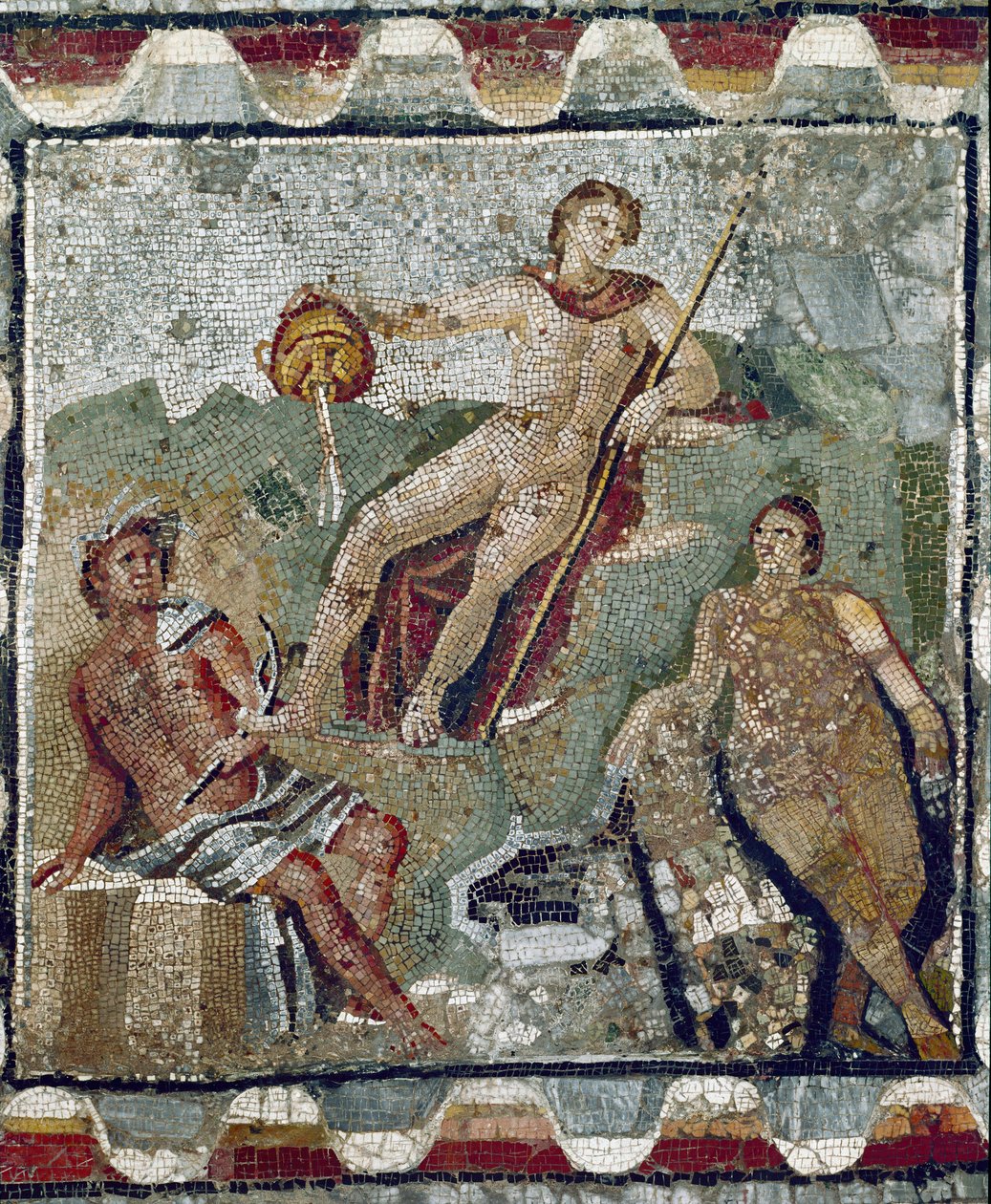 Divindades aquáticas (mosaico) de Roman Roman