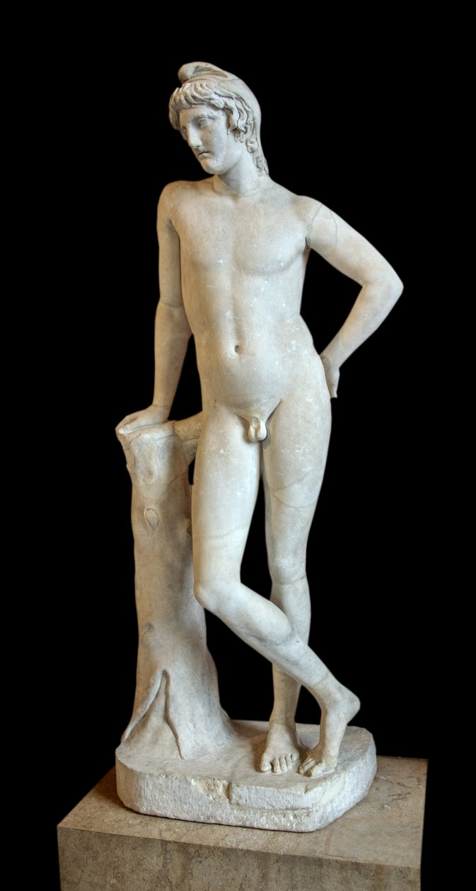 Art Grece Paris chamada Paris de Lansdowne, início do século II d.C., mármore de Roman Roman
