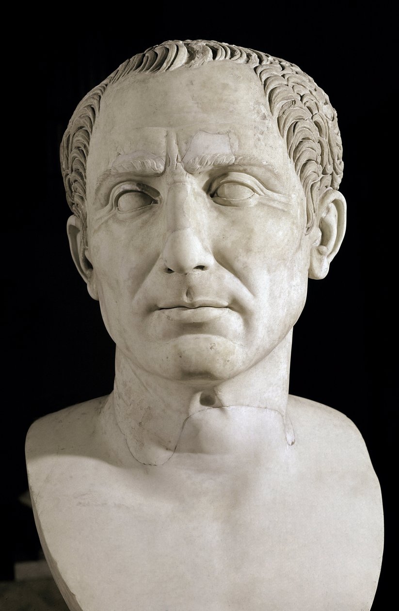 Busto de Jules Cesar (Julius Gaius CAESAR de Roman Roman
