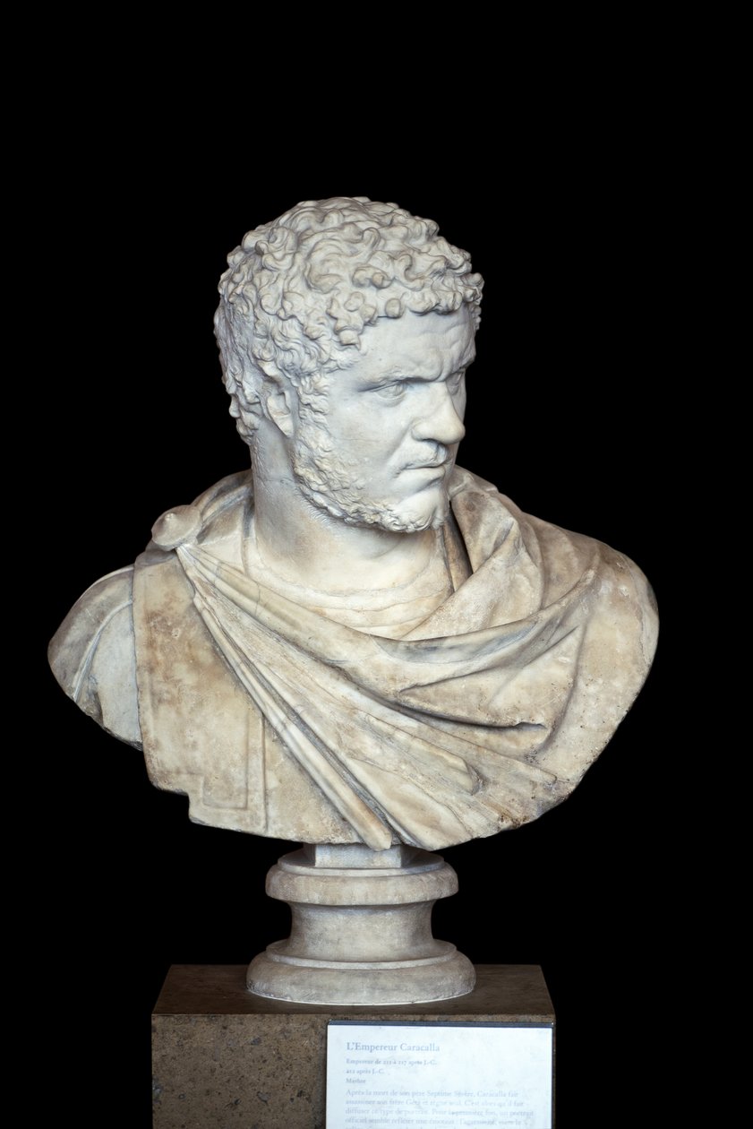 Mármore Caracalla (188 - 217 d.C.), arte romana de Roman Roman